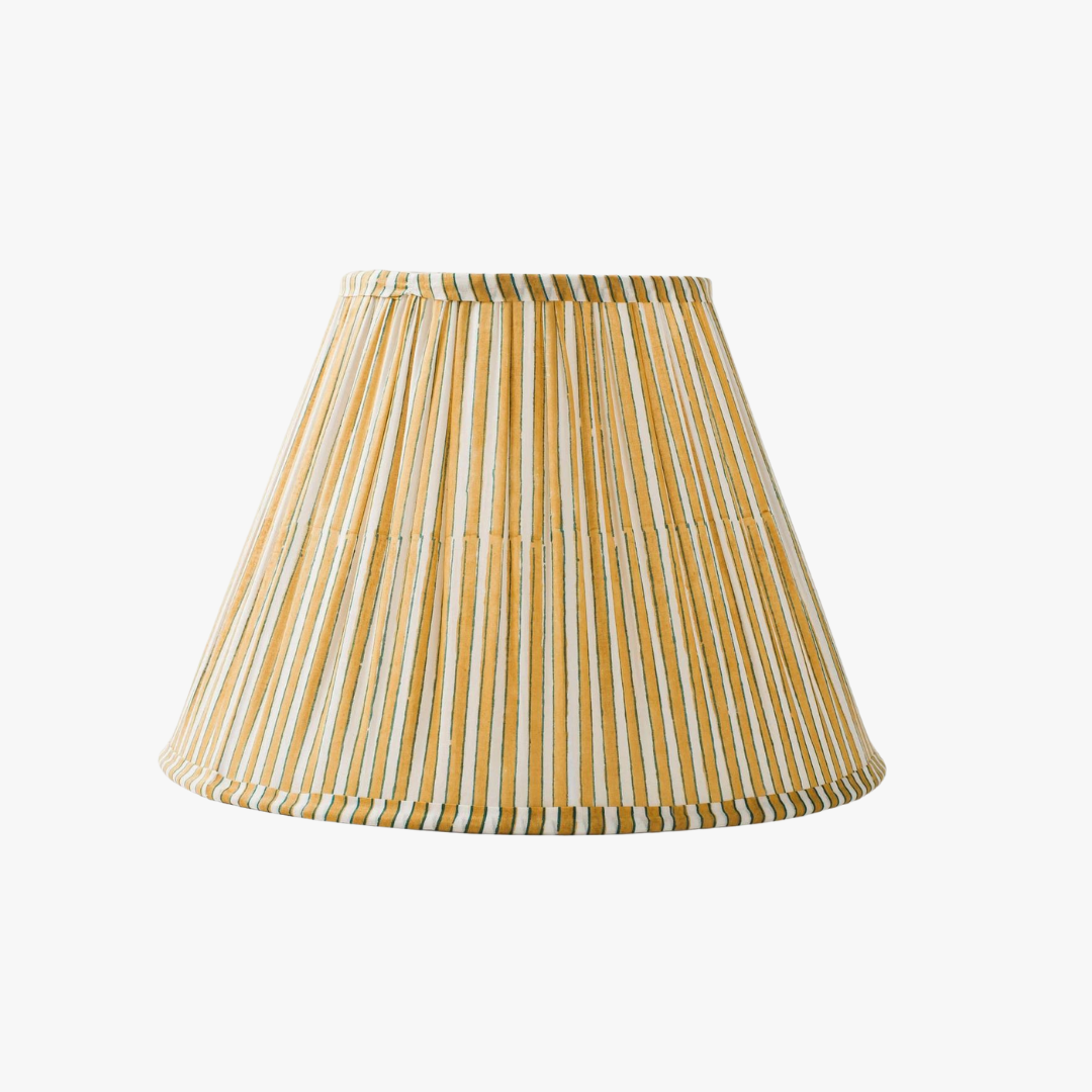 Brass Floor Lamp With Brass Empire Shade – The Well Appointed