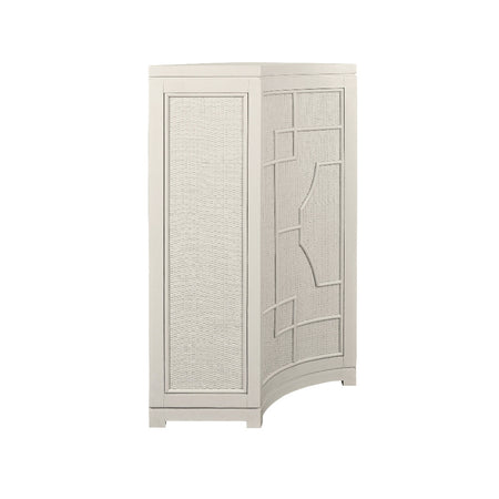 Marlene Antique White Cabinet side view