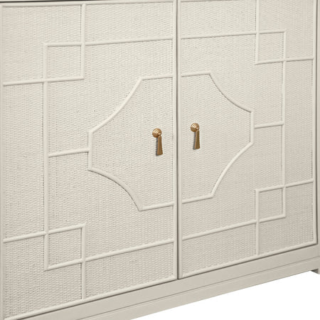 Marlene Antique White Cabinet texture closeup