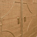 Marlene Natural Rattan Cabinet hardware