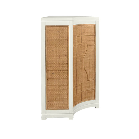 Marlene Natural Rattan Cabinet side view