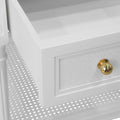 Marlow White Single Vanity texture closeup