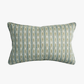 Mashru Moss Celadon Lumbar Pillow Cover