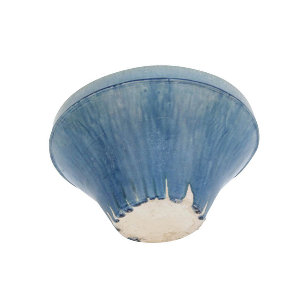 Mazu Ceramic Bowl drip glaze details