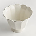 Meadows Fluted Large Cachepot with scalloped edges