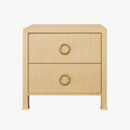 Miles Natural Grasscloth Nightstand