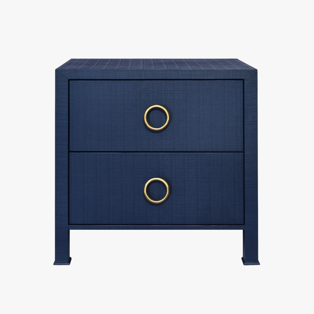Miles Navy Nightstand