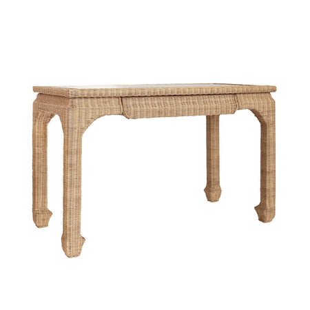 Ming Style Woven Rattan Desk from Dear Keaton