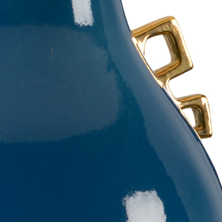 Ming Largo Blue Lamp closeup