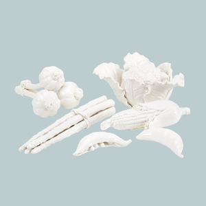 Mixed Veggies Blanc De Chine Objects