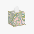 Moss Fire Marbleized Tissue Box