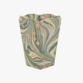 Moss Fire Marbleized Wastebasket