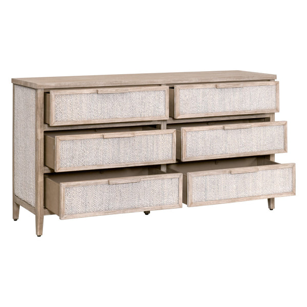 Muar Abaca Rope Dresser with Open Drawers