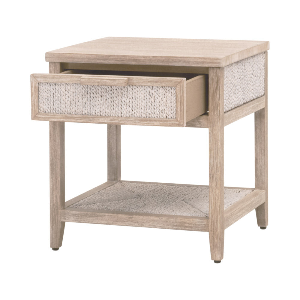 Muar Abaca Rope One Drawer Nightstand