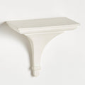 Breton White Wall Bracket side view