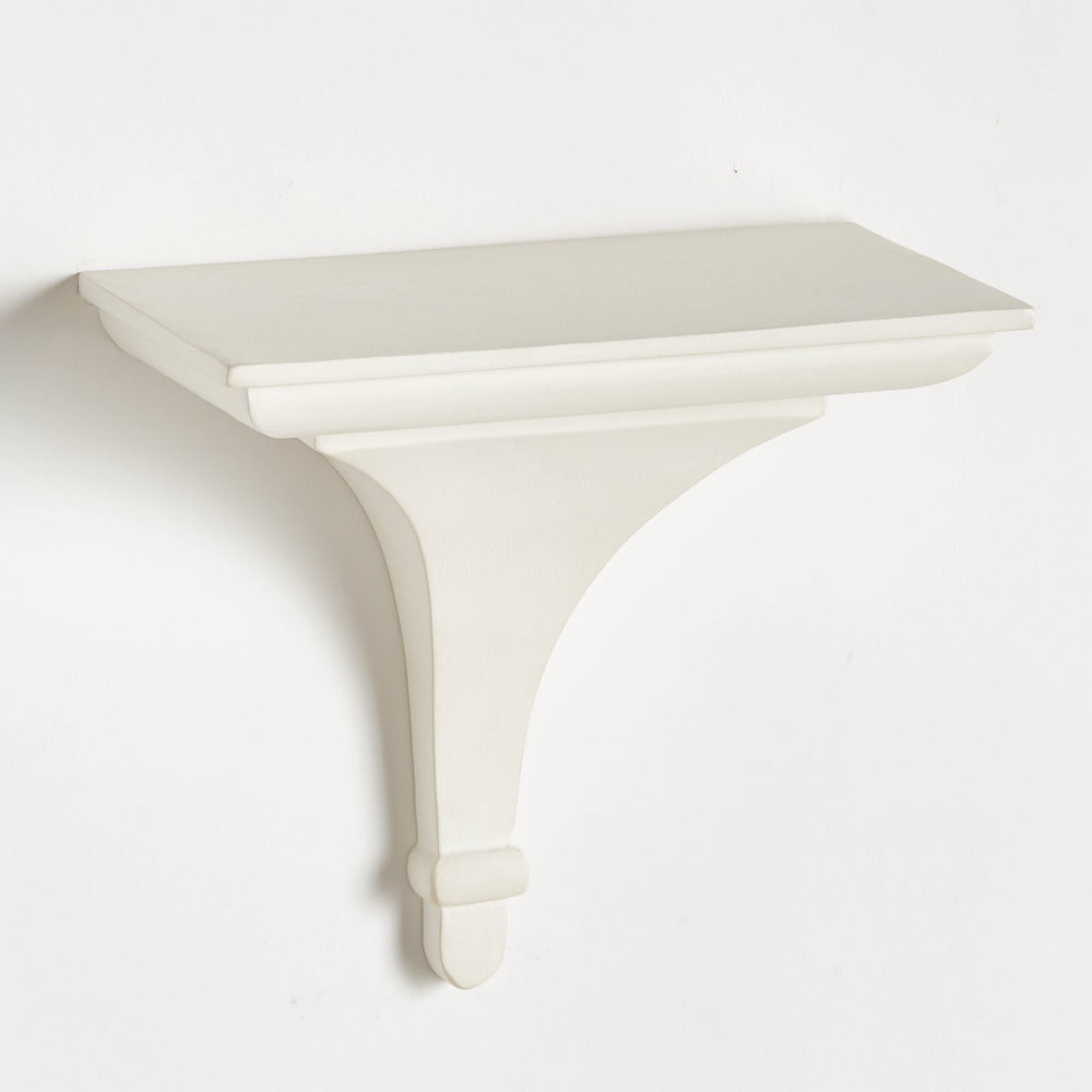 Breton White Wall Bracket side view