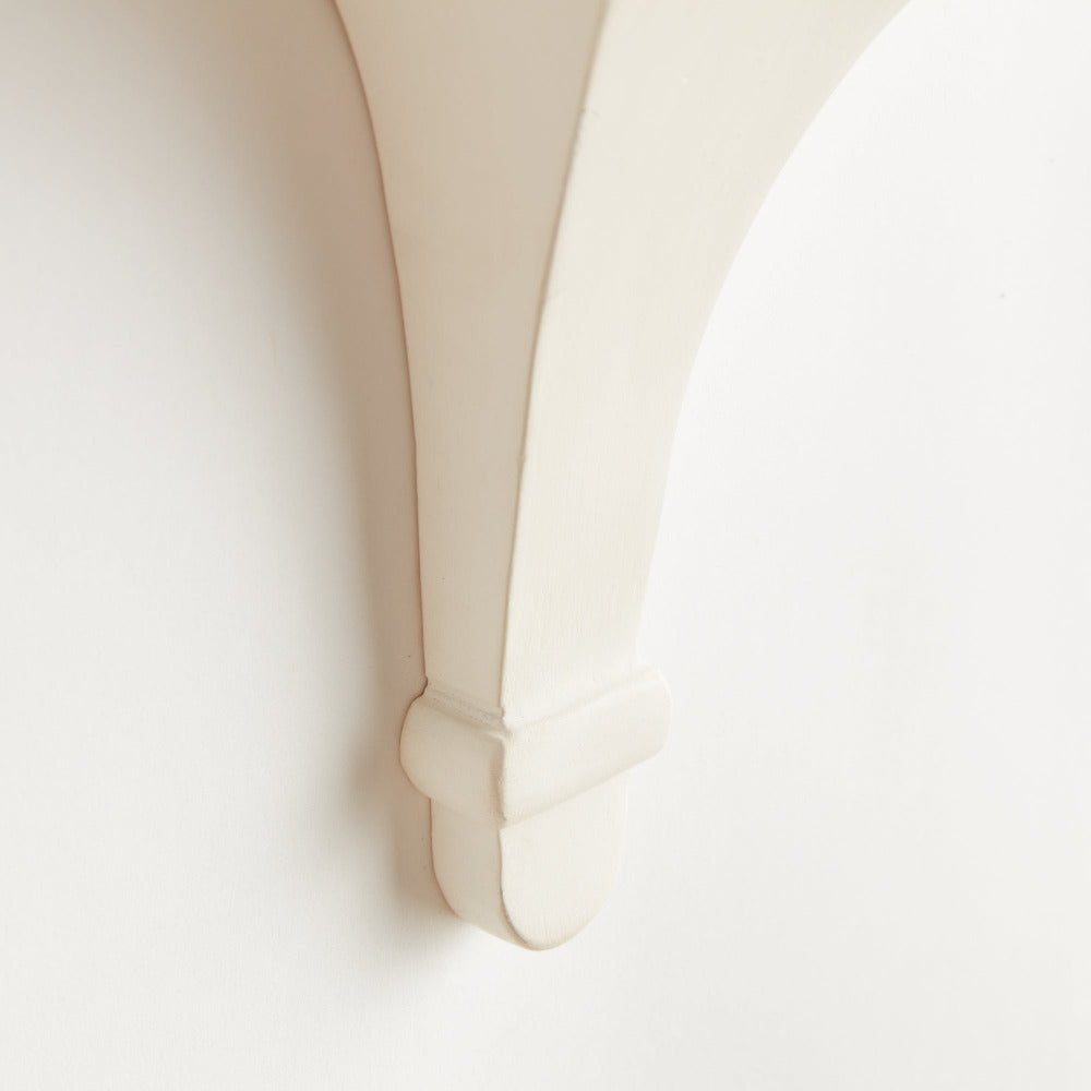 Breton White Painted Wall Bracket details