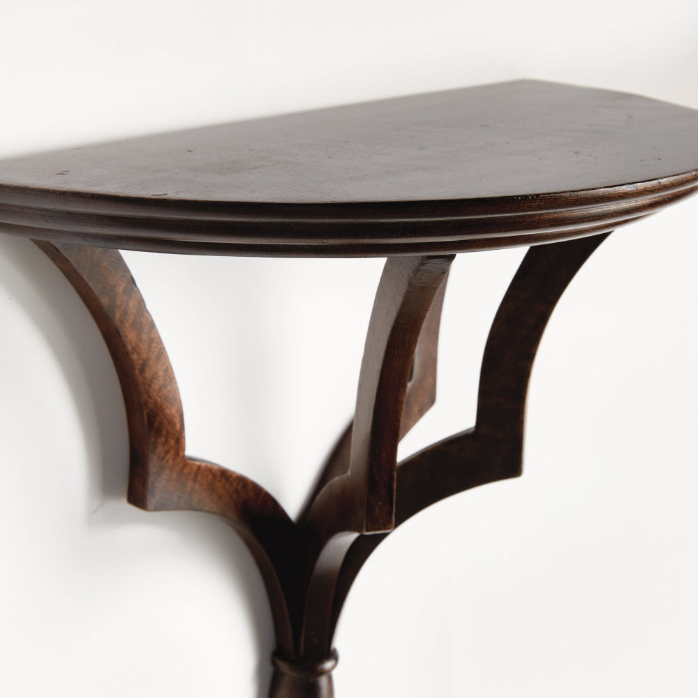 Oliver Stained Wood Wall Bracket closeup