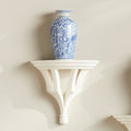 Oliver Off 
White Wall Bracket styled with vase
