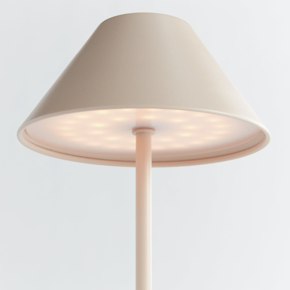 Alix Sand Rechargeable Lamp LED illuminated