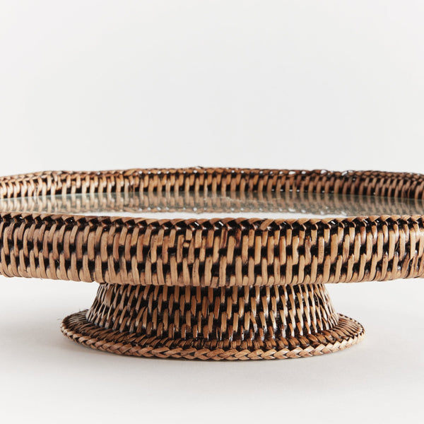 Mandalay Round Serving Stand - Texture detail
