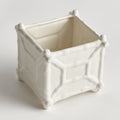 Chinoiserie Bamboo Square Cachepot