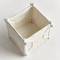 Chinoiserie Bamboo Square Cachepot