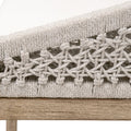Naples Counter Stool - woven rope closeup