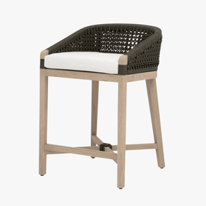 Naples Outdoor Charcoal Counter Stool