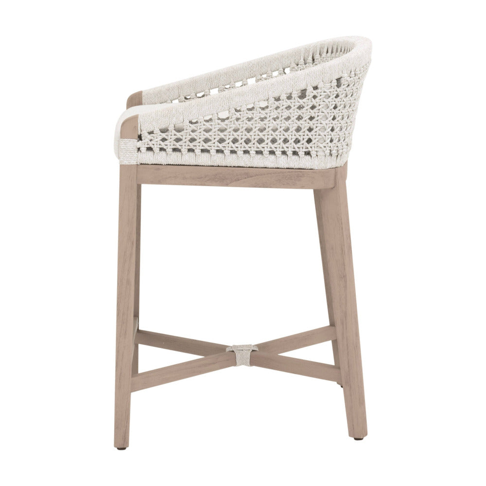 Naples Outdoor Counter Stool side view
