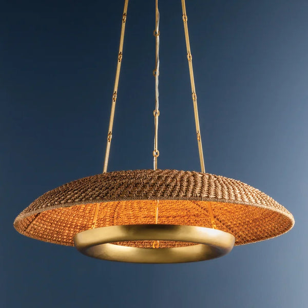 Oakmont Chandelier - gold details