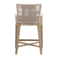 Oasis Rope Kitchen Counter Stool Back Details