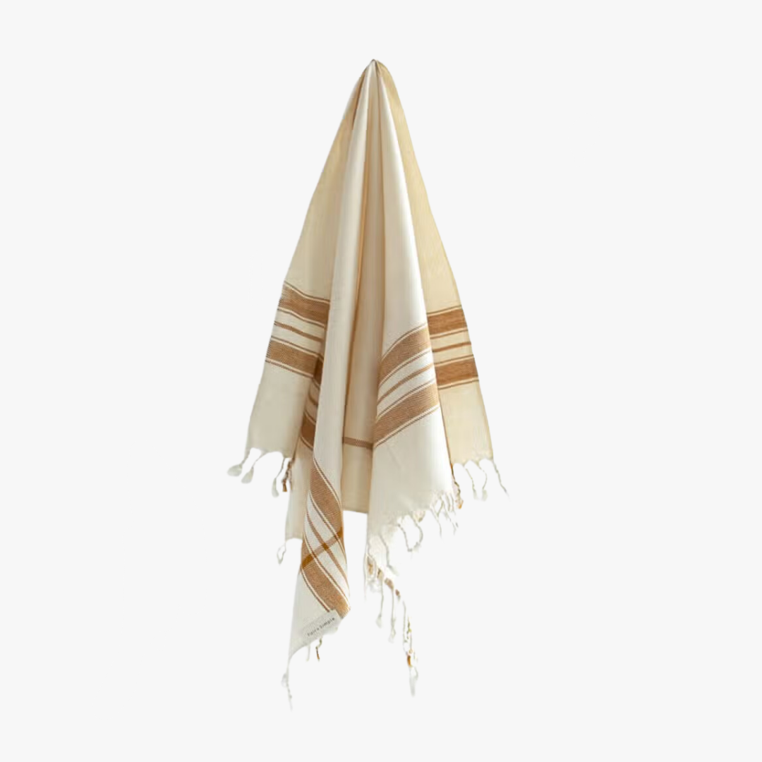 Nestwell™ Hygro Fashion Stripe Hand Towel - Feather Tan, 1 ct - Kroger