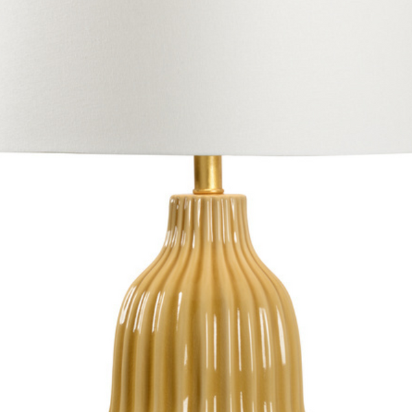 Odette Butterscotch Lamp Closeup