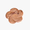 Olive Wood Flower Dish