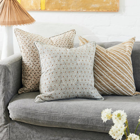 Ordu Sahara Pillow Cover styled on sofa