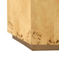 Oscar Burl Wood Accent Table Closeup