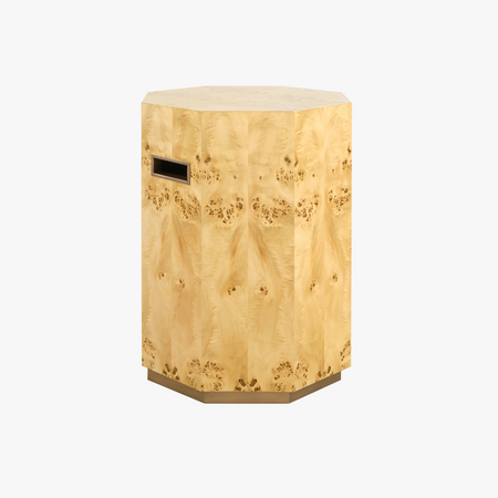 Oscar Burl Wood Accent Table