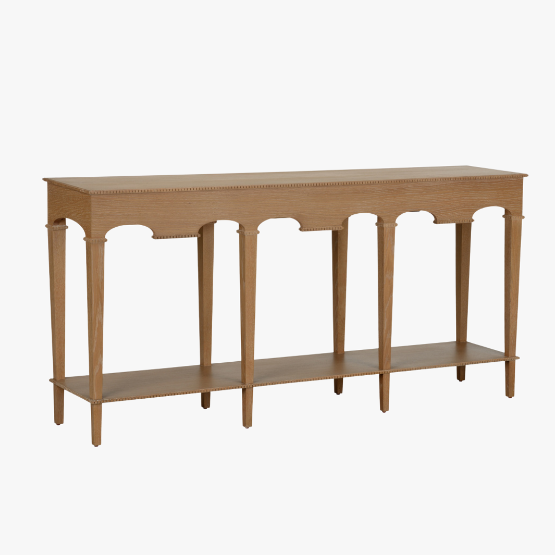 Oslo Cerused Oak Console Table by Dear Keaton