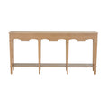 Oslo Cerused Oak Console Table - Gustavian style