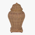 Outdoor All Weather Wicker Ginger Jar  - Natural