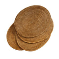 Oval Rattan Placemats stacked