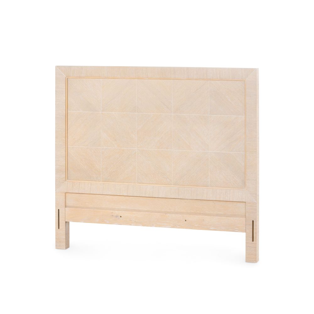 Palmetto Cerused Oak Headboard
