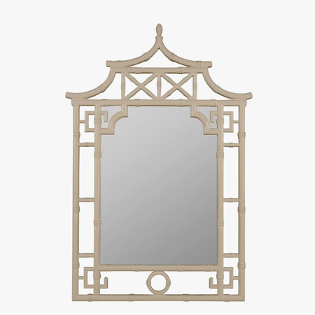 Pagoda Sand Lacquer Mirror