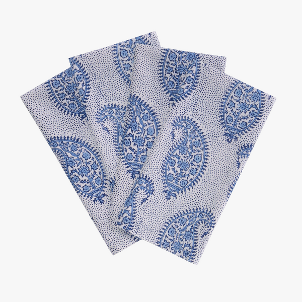 Paisley Azure Napkins - Walter G Block Prints - Dear Keaton