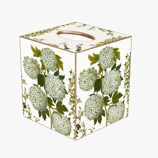 Pale Hydrangea Tissue Box Cover