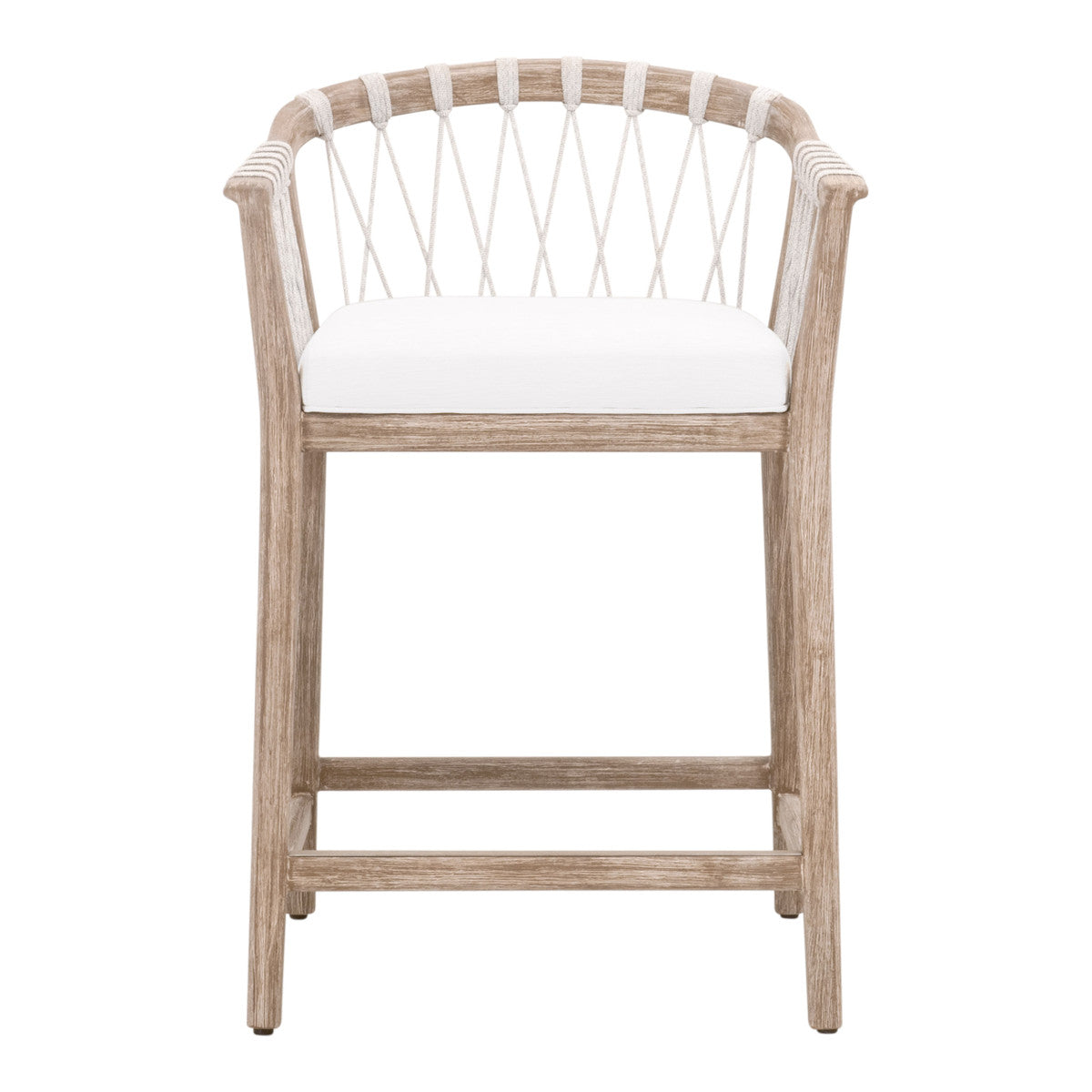 Palisades Woven Rope Counter Stool - Kitchen Stools - Dear Keaton