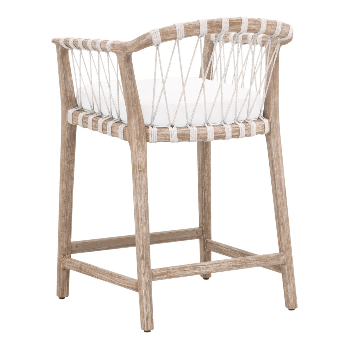 Palisades Woven Rope Counter Stool - Kitchen Stools - Dear Keaton