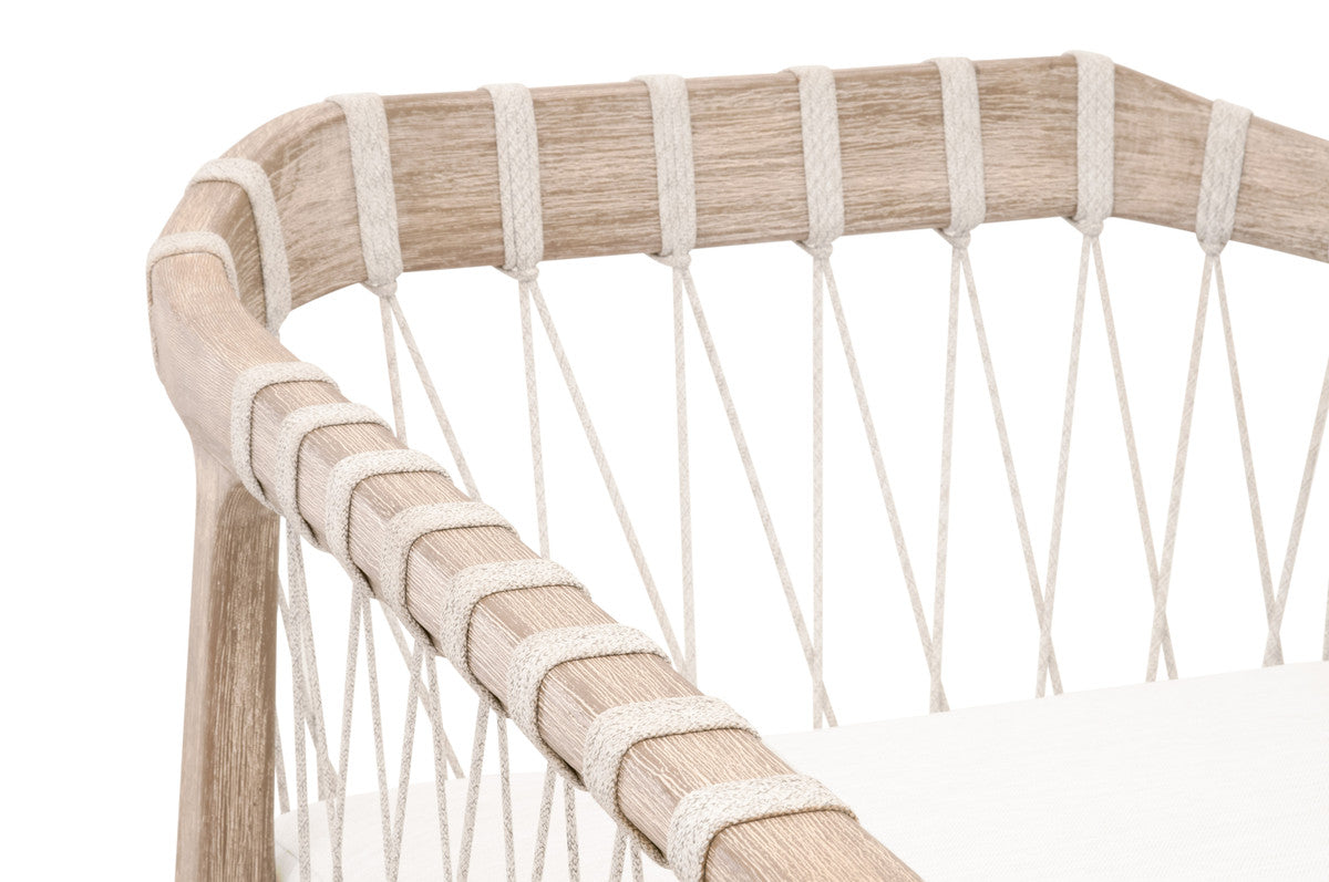 Palisades Woven Rope Club Chair Rope Details
