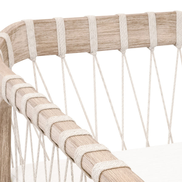 Palisades Woven Rope Club Chair Rope Details